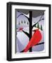 Xmas Cardinals-Marie Sansone-Framed Giclee Print