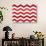 Xmas Chevron 2-Color Bakery-Giclee Print displayed on a wall