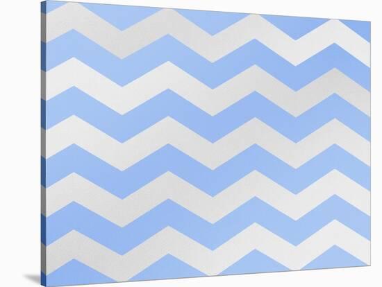 Xmas Chevron 3-Color Bakery-Stretched Canvas