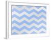 Xmas Chevron 3-Color Bakery-Framed Giclee Print