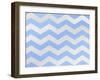 Xmas Chevron 3-Color Bakery-Framed Giclee Print