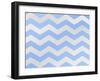 Xmas Chevron 3-Color Bakery-Framed Giclee Print