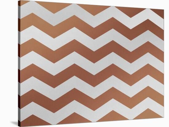 Xmas Chevron 4-Color Bakery-Stretched Canvas