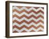 Xmas Chevron 4-Color Bakery-Framed Giclee Print