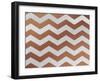 Xmas Chevron 4-Color Bakery-Framed Giclee Print