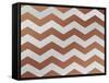 Xmas Chevron 4-Color Bakery-Framed Stretched Canvas