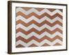 Xmas Chevron 4-Color Bakery-Framed Giclee Print