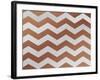 Xmas Chevron 4-Color Bakery-Framed Giclee Print