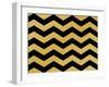 Xmas Chevron 5-Color Bakery-Framed Giclee Print