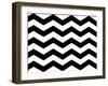 Xmas Chevron 6-Color Bakery-Framed Giclee Print