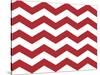 Xmas Chevron 8-Color Bakery-Stretched Canvas