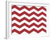 Xmas Chevron 8-Color Bakery-Framed Giclee Print