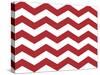 Xmas Chevron 8-Color Bakery-Stretched Canvas