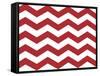 Xmas Chevron 8-Color Bakery-Framed Stretched Canvas