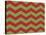 Xmas Chevron 9-Color Bakery-Stretched Canvas