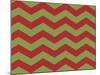 Xmas Chevron 9-Color Bakery-Mounted Premium Giclee Print