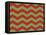 Xmas Chevron 9-Color Bakery-Framed Stretched Canvas