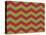 Xmas Chevron 9-Color Bakery-Stretched Canvas