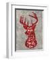 Xmas Deer-Erin Clark-Framed Giclee Print