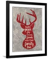 Xmas Deer-Erin Clark-Framed Giclee Print