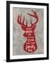 Xmas Deer-Erin Clark-Framed Giclee Print