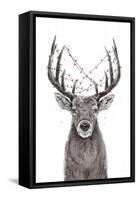 Xmas Deer-Balazs Solti-Framed Stretched Canvas