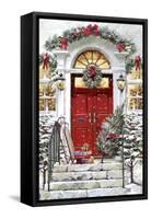 Xmas Door-The Macneil Studio-Framed Stretched Canvas