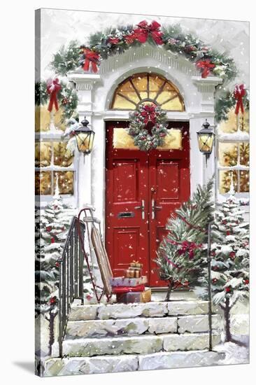 Xmas Door-The Macneil Studio-Stretched Canvas