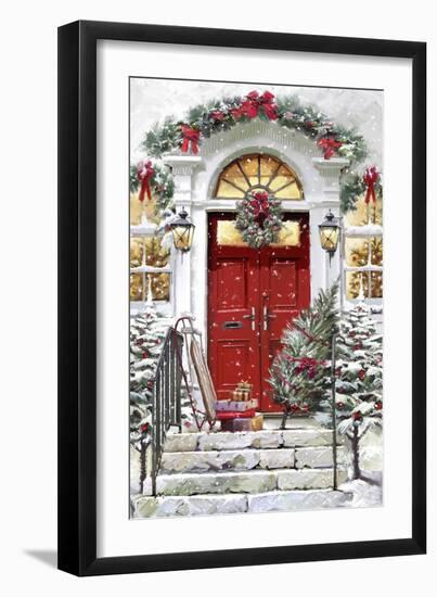 Xmas Door-The Macneil Studio-Framed Giclee Print