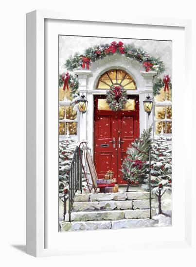 Xmas Door-The Macneil Studio-Framed Giclee Print