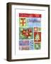 Xmas Flag I-Fiona Stokes-Gilbert-Framed Giclee Print