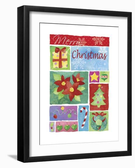 Xmas Flag I-Fiona Stokes-Gilbert-Framed Giclee Print