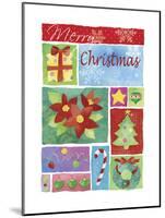 Xmas Flag I-Fiona Stokes-Gilbert-Mounted Giclee Print