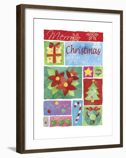 Xmas Flag I-Fiona Stokes-Gilbert-Framed Giclee Print