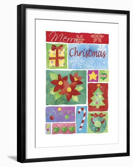 Xmas Flag I-Fiona Stokes-Gilbert-Framed Giclee Print