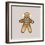 Xmas Gingerbread Man Ii-Orara Studio-Framed Photographic Print