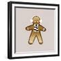 Xmas Gingerbread Man Ii-Orara Studio-Framed Photographic Print