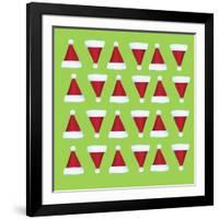 Xmas Hat Rap 1-Ali Lynne-Framed Giclee Print