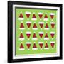 Xmas Hat Rap 1-Ali Lynne-Framed Giclee Print