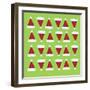 Xmas Hat Rap 1-Ali Lynne-Framed Giclee Print