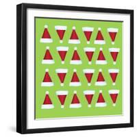 Xmas Hat Rap 1-Ali Lynne-Framed Giclee Print