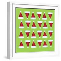 Xmas Hat Rap 1-Ali Lynne-Framed Giclee Print