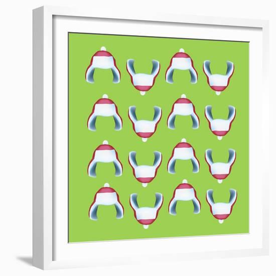 Xmas Hat Rap 2-Ali Lynne-Framed Giclee Print