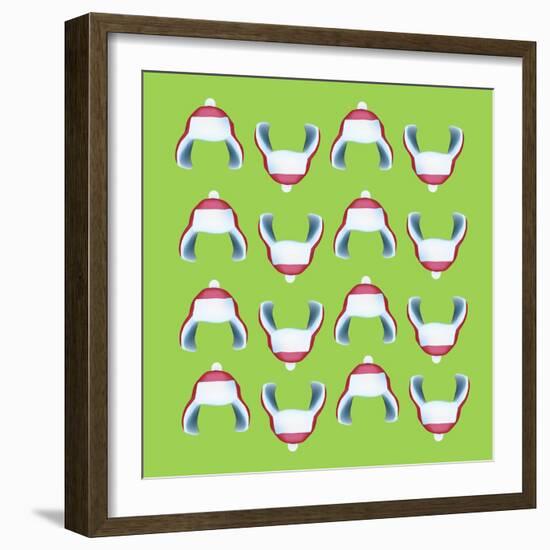 Xmas Hat Rap 2-Ali Lynne-Framed Giclee Print