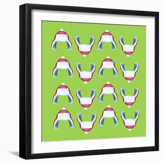 Xmas Hat Rap 2-Ali Lynne-Framed Giclee Print