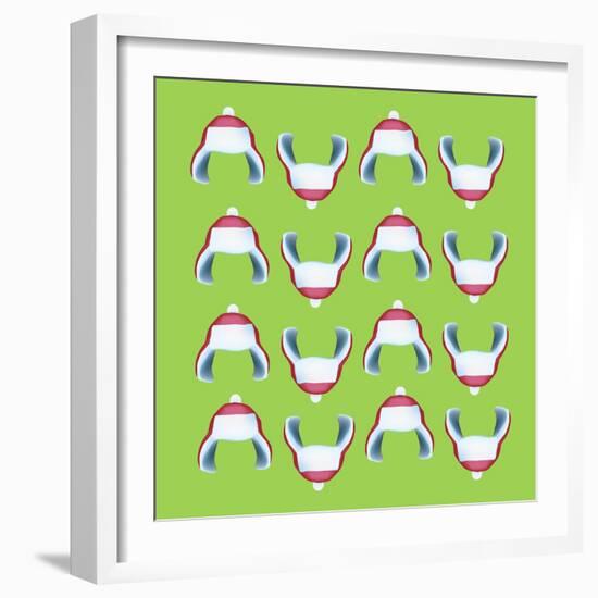 Xmas Hat Rap 2-Ali Lynne-Framed Giclee Print