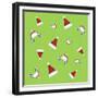 Xmas Hat Rap Mix-Ali Lynne-Framed Giclee Print