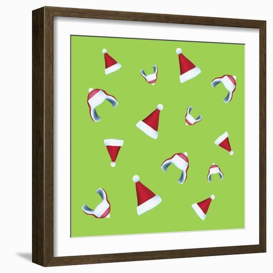 Xmas Hat Rap Mix-Ali Lynne-Framed Giclee Print