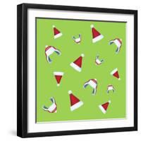 Xmas Hat Rap Mix-Ali Lynne-Framed Giclee Print