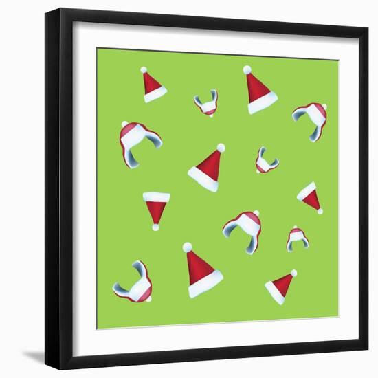 Xmas Hat Rap Mix-Ali Lynne-Framed Giclee Print